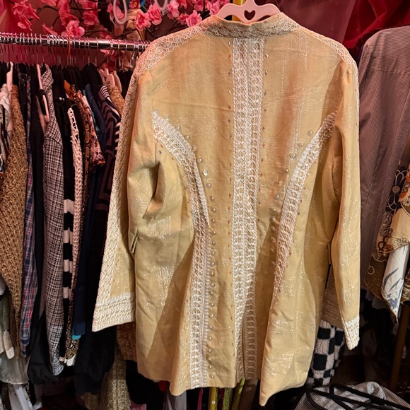 Sandy Starkman Beige and White Jacket - Picture 3 of 3